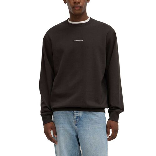 Assembly Label Mens Atelier Logo Fleece Washed Black